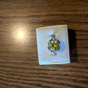 Lab Created Peridot Ring